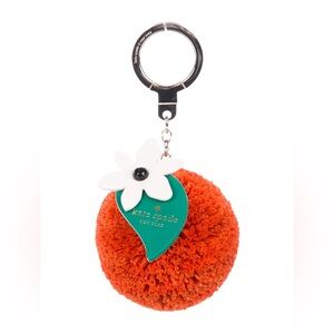 Kate Spade Orange Raffia Bag Charm